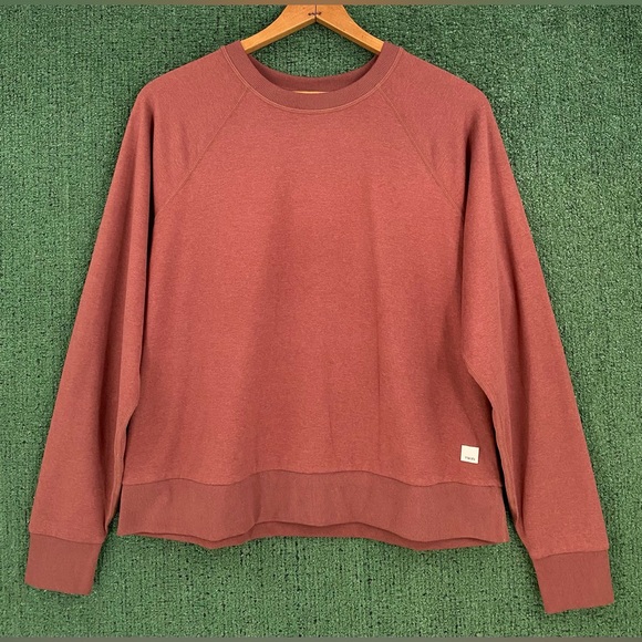 Vuori Tops - Vuori Halo Crew Dreamknit Heron Blue Long Sleeve Shirt Women's Size Medium